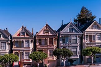 Row of houses.